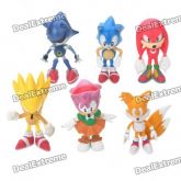 Pack 1 Sonic - 6 Figuras