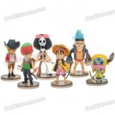 Pack 1 One Piece - 6 Figuras